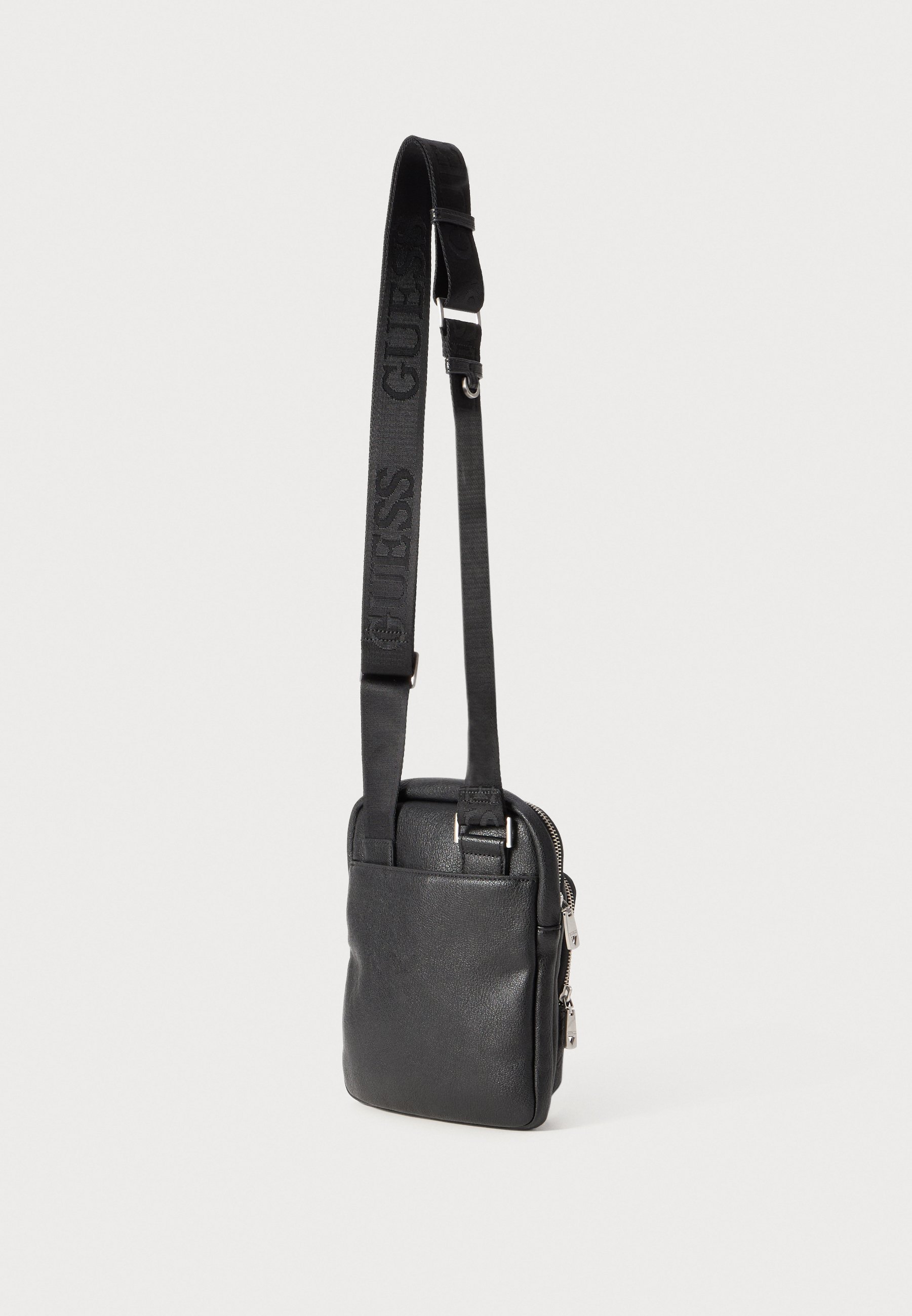 Guess BOSTON CROSSBODY FLAT - Sac bandoulière - noir