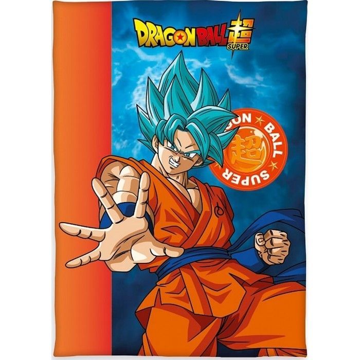 Dragon Ball Z geruite fleece deken 100x140 cm.