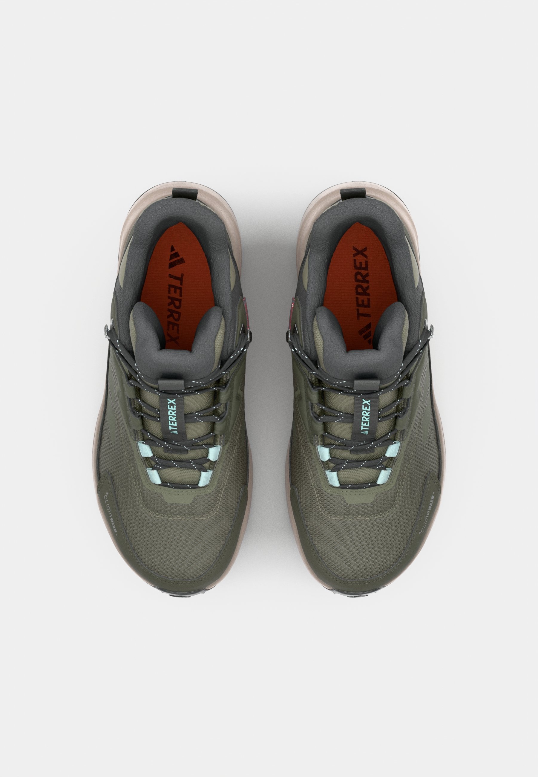 Adidas Terrex ANYLANDER CLIMAWARM - Winterlaarzen - olive strata/night cargo/semi flash aqua