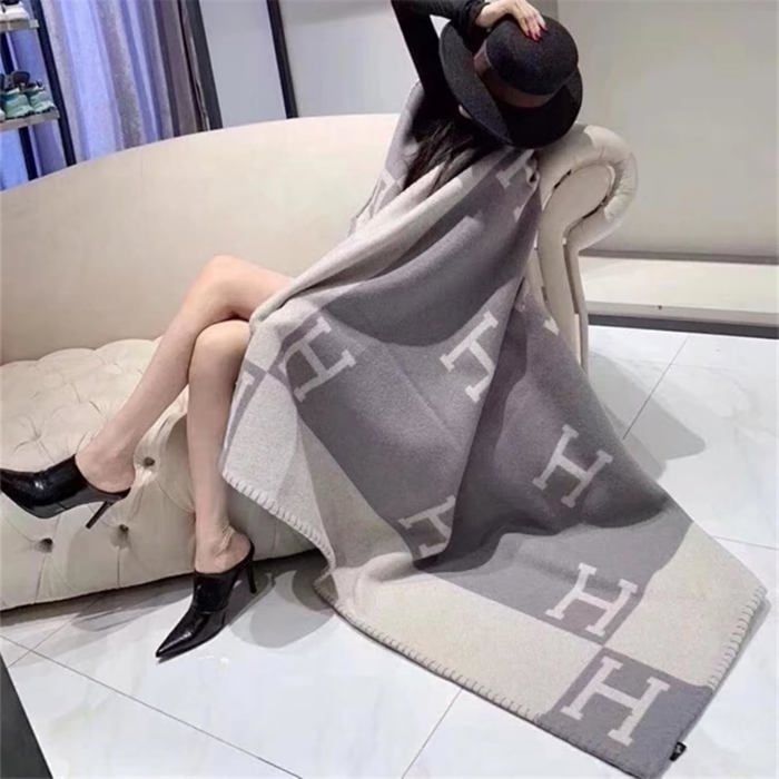 Manta de lujo para sofá y cama, manta acogedora de invierno, extra cálida, 130 x 180 cm, manta multicolor gris