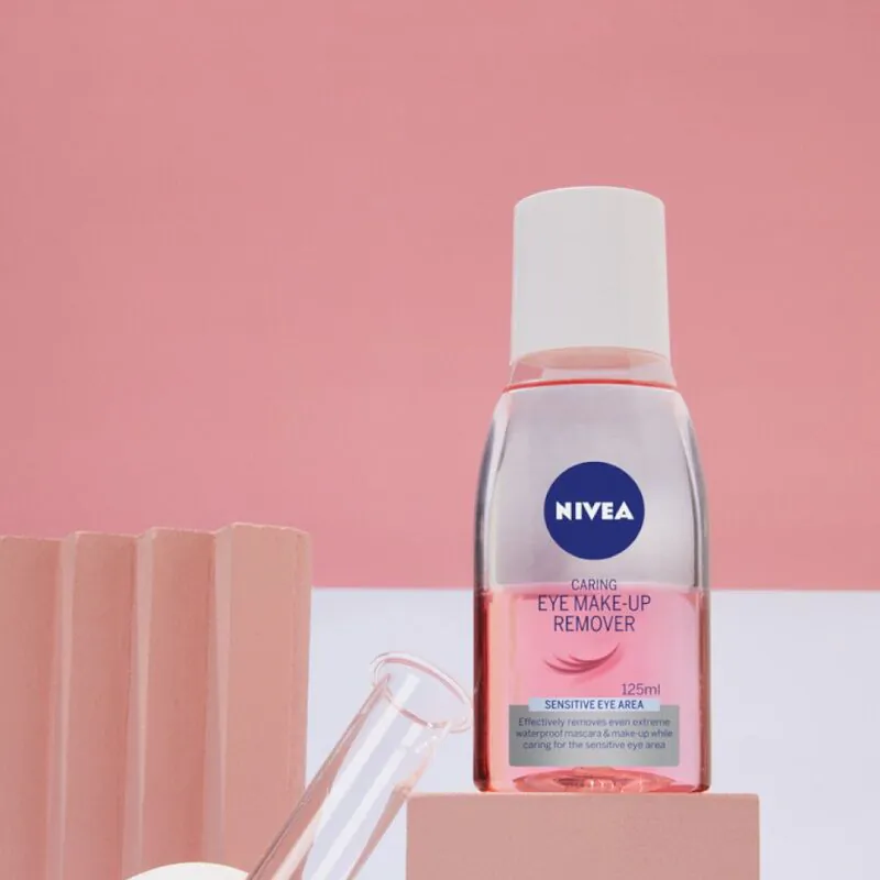 Nivea Visage Pielęgnujący Dwufazowy płyn do demakijażu oczu