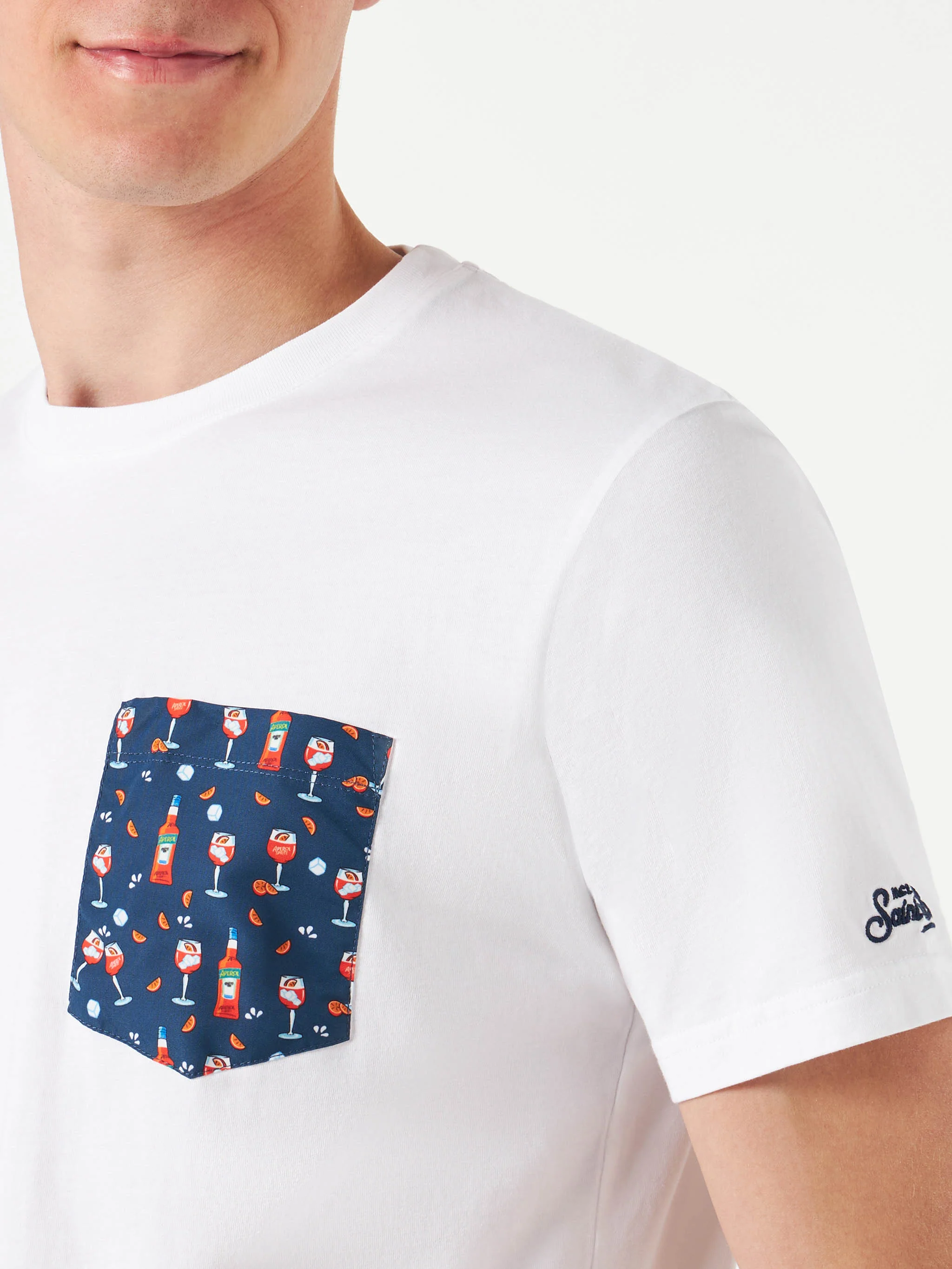 T-shirt da uomo in cotone con tashino Spritz | EDIZIONE SPECIALE APERO