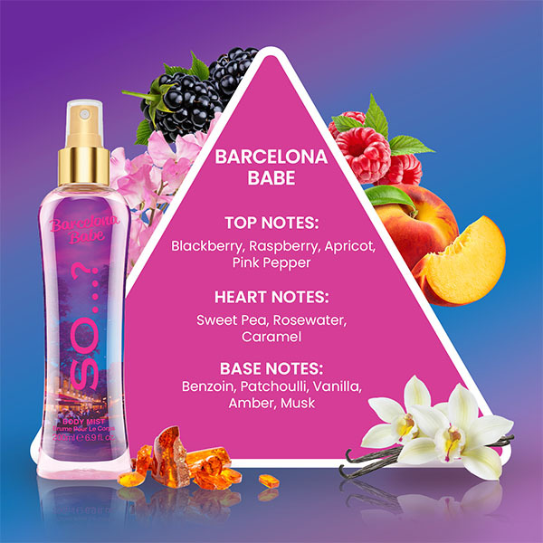 Takže? Telový sprej Barcelona Babe 200ml