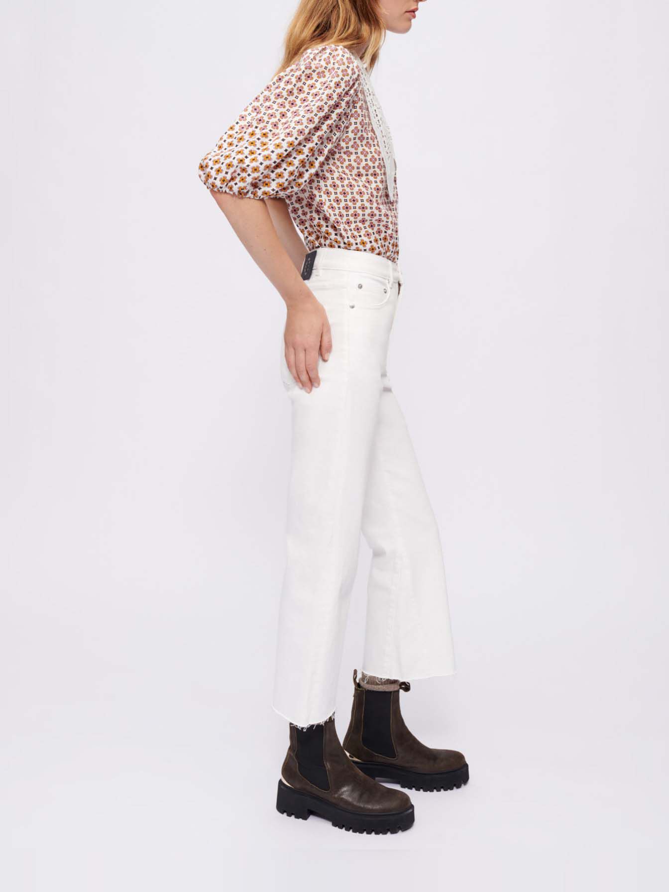 Rechte witte jeans - Wit