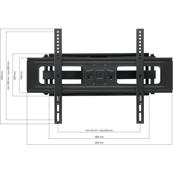 ONE FOR ALL WM4661 Tilting and swiveling wall mount for screens from 81 to 229 cm (32 to 90