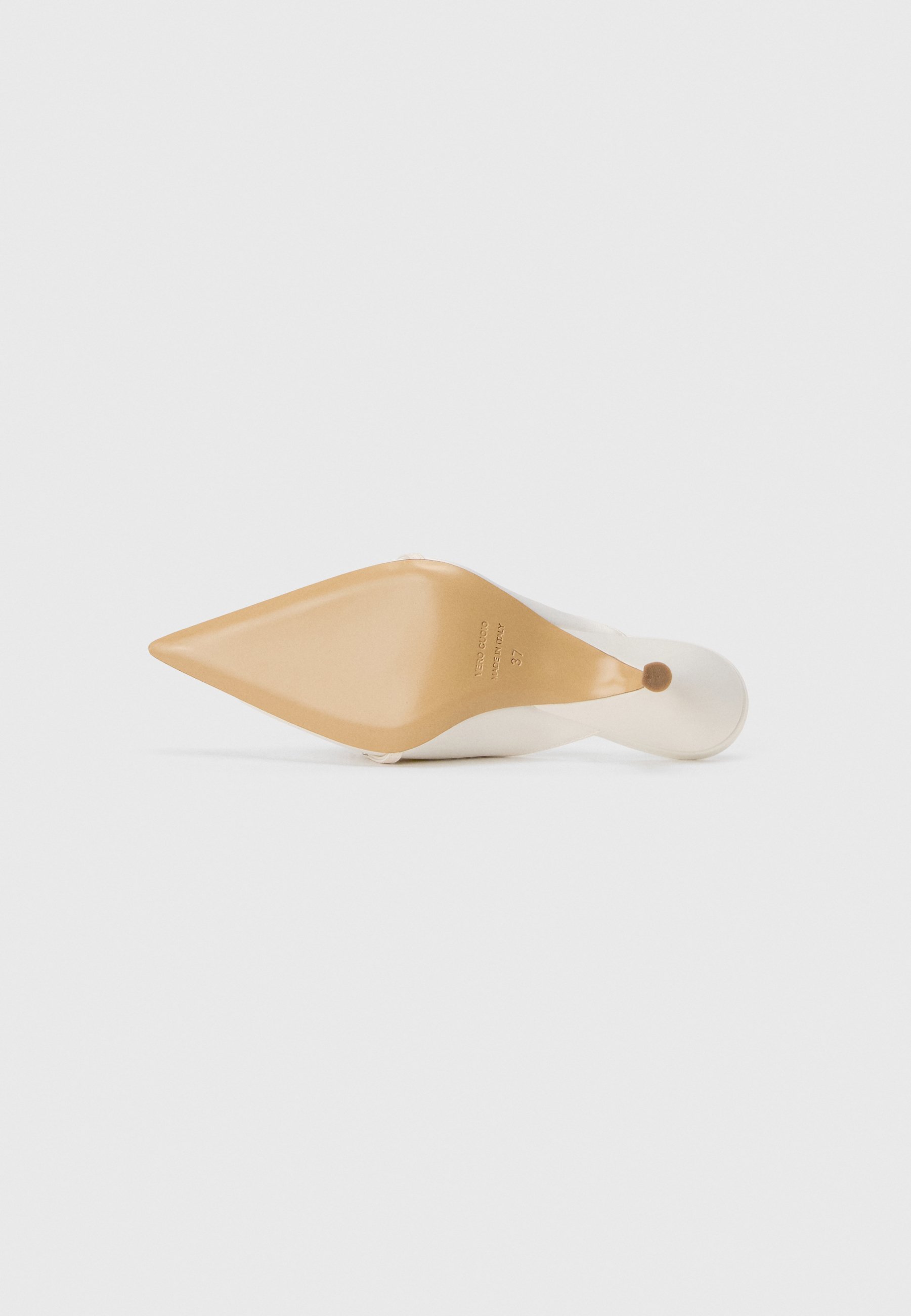 GIABORGHINI Natikače s petom - bijele
