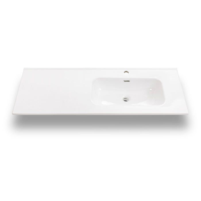 VENERE 4-piece bathroom set with washbasin, matte white