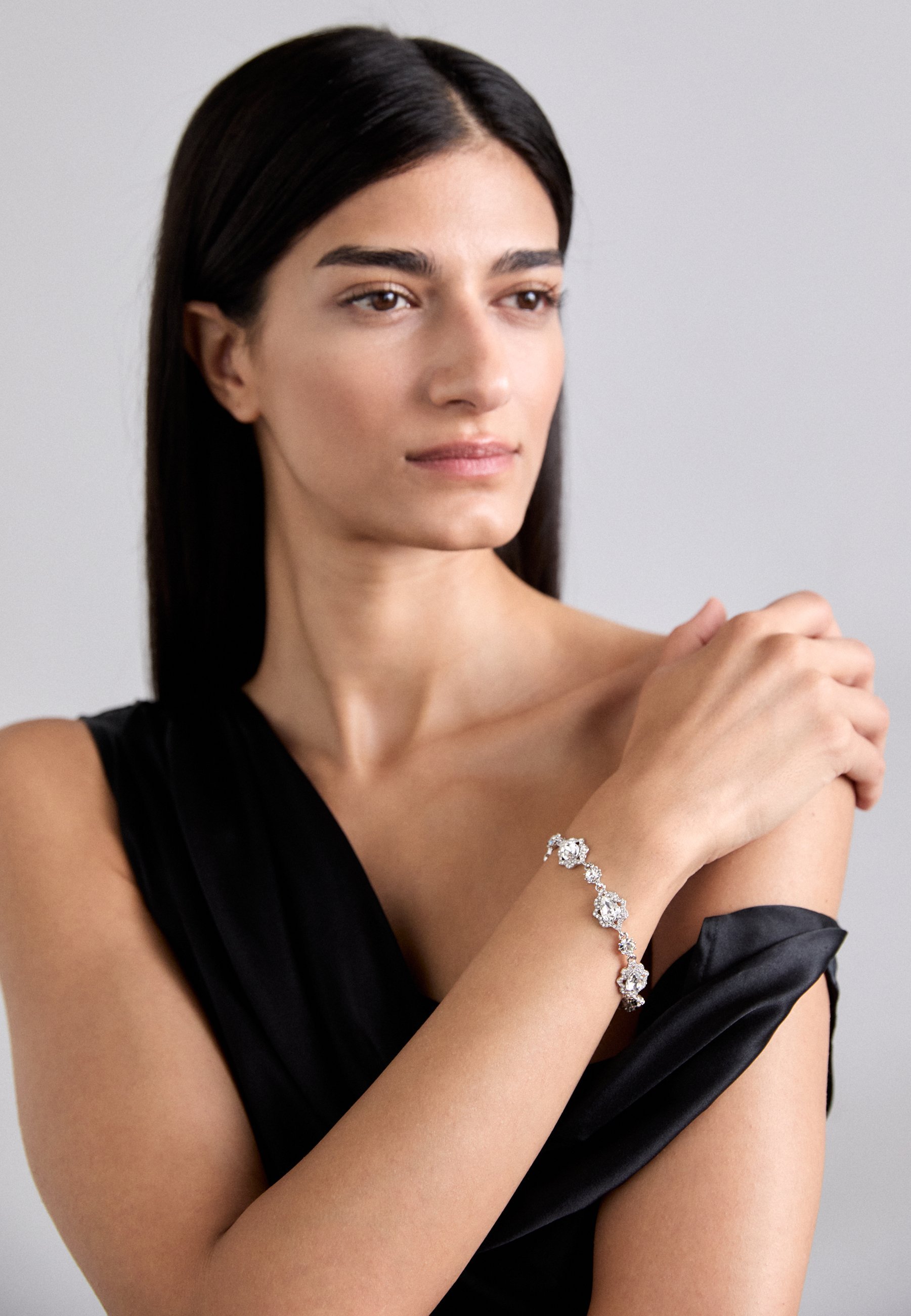 Marchesa 7.25IN PEAR FLEX - Armband - zilverkleurig