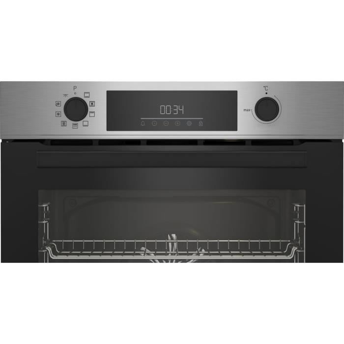 Horno pirolítico empotrable BEKO BBIM11300XMP - Acero inoxidable - Puerta fría - 72 L - Clase energética A+