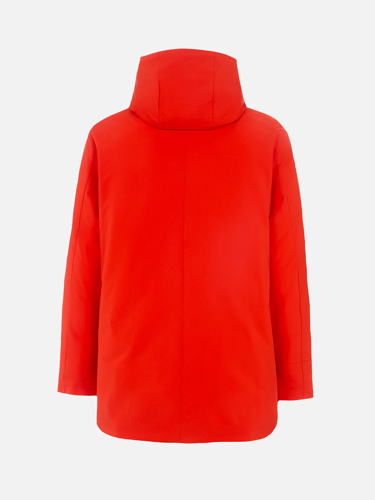 Parka orange à capuche pour homme avec doublure bandana