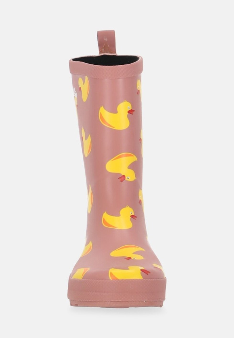 Blount & Pool ENTE - Gummistiefel - staubrosagelbe Ente