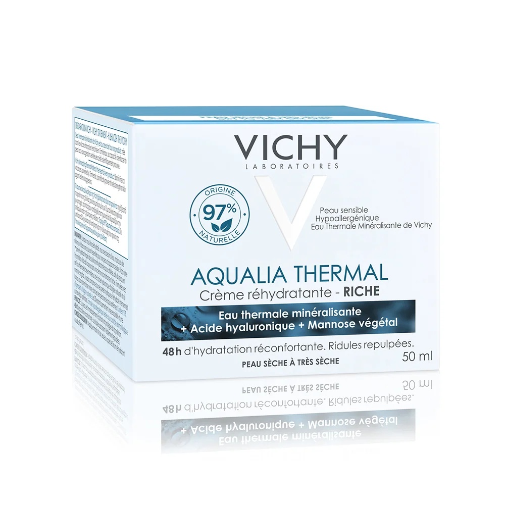 VICHY Aqualia Thermal Rich hydraterende gezichtscrème (50 ml) voor de droge huid
