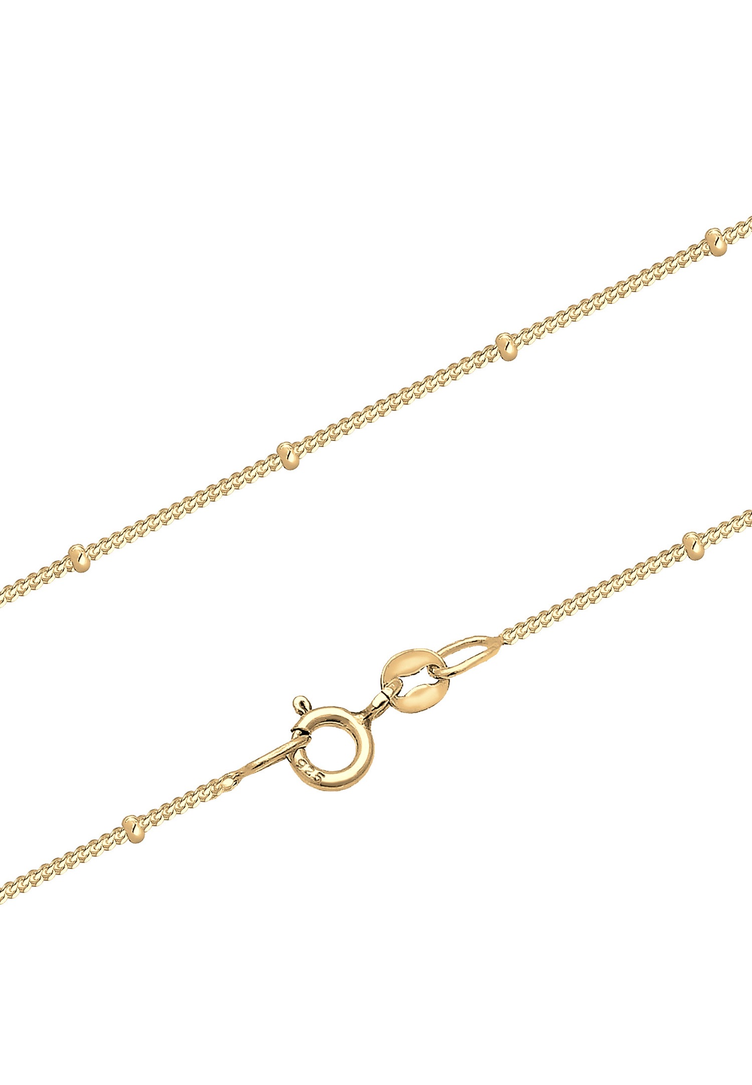 Elli Plaquette Boussole Pendentif Filigrane Vintage Look Collier Femme - (925/1000) Argent Plaqué Or