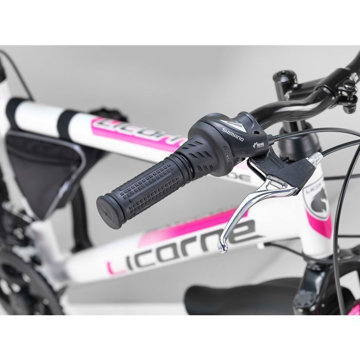 Unicorn Bike 24 Inch Unisex Mountain Bike – Comfortable and Durable All-Terrain Bicycle (White/Pink 24)