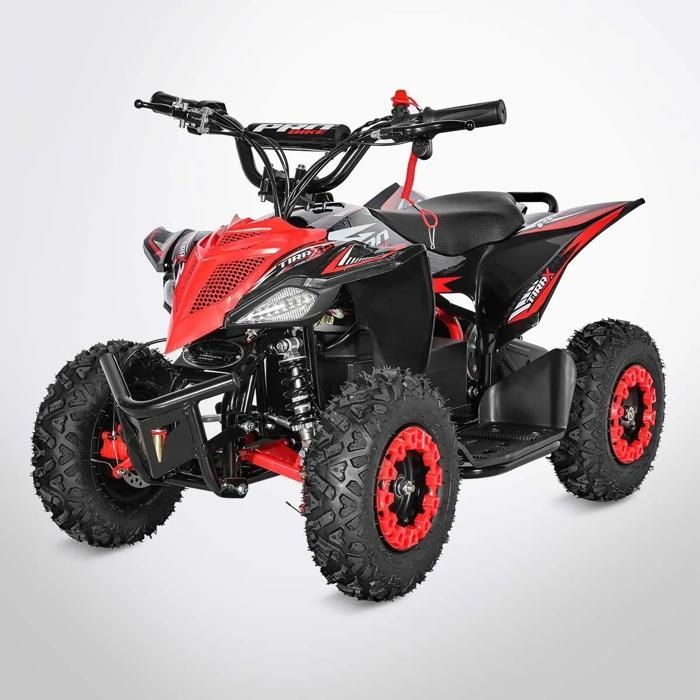 Quad de bolsillo TIRAX de 800 W - Mini quad eléctrico de 800 W para niños - Rojo