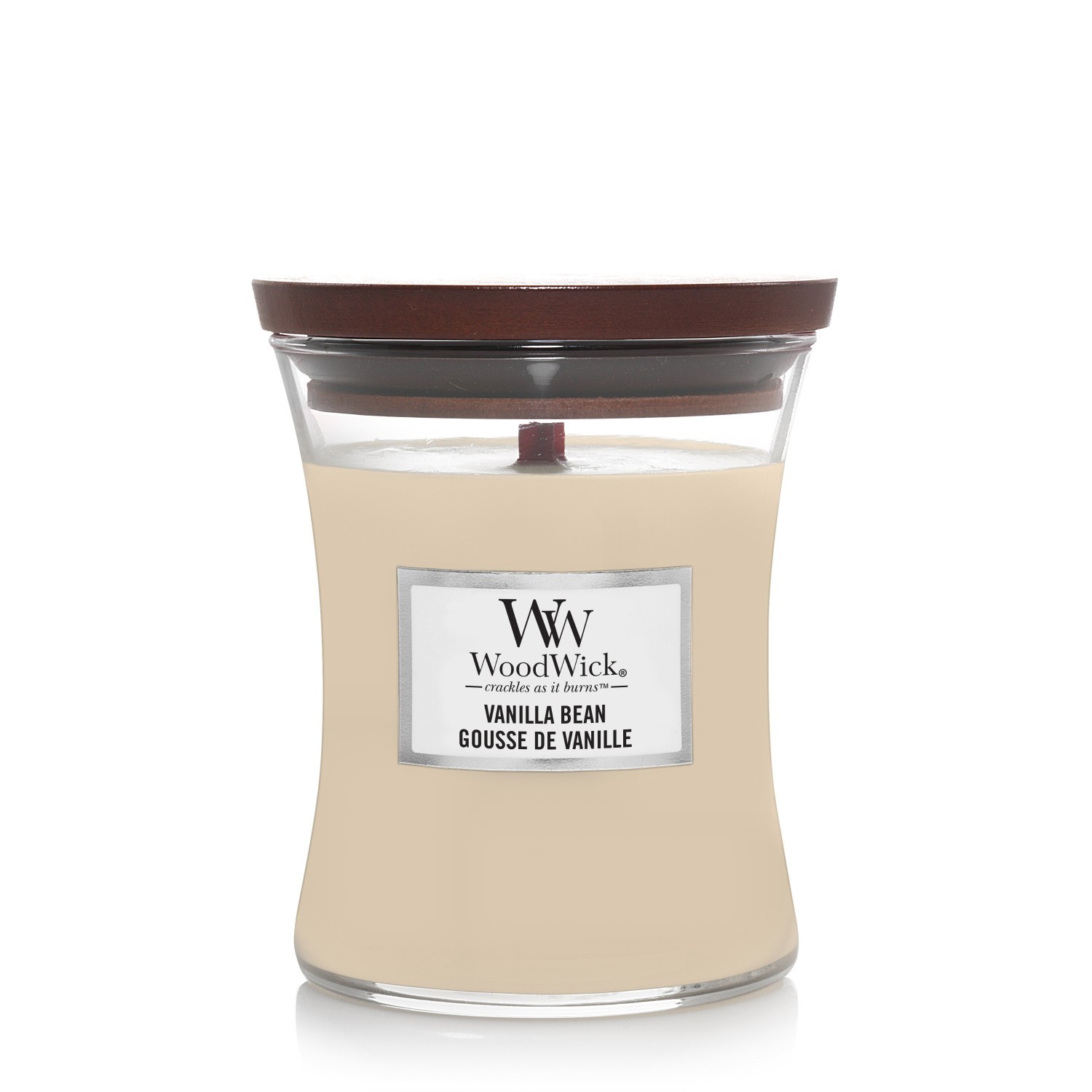 Sveča WoodWick Vanilla Bean - 275 g