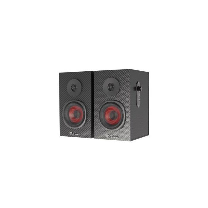 Gaming-Lautsprecher - GENESIS - Helium 200 - 2.0 Kanäle - 20 W - Schwarz/Rot