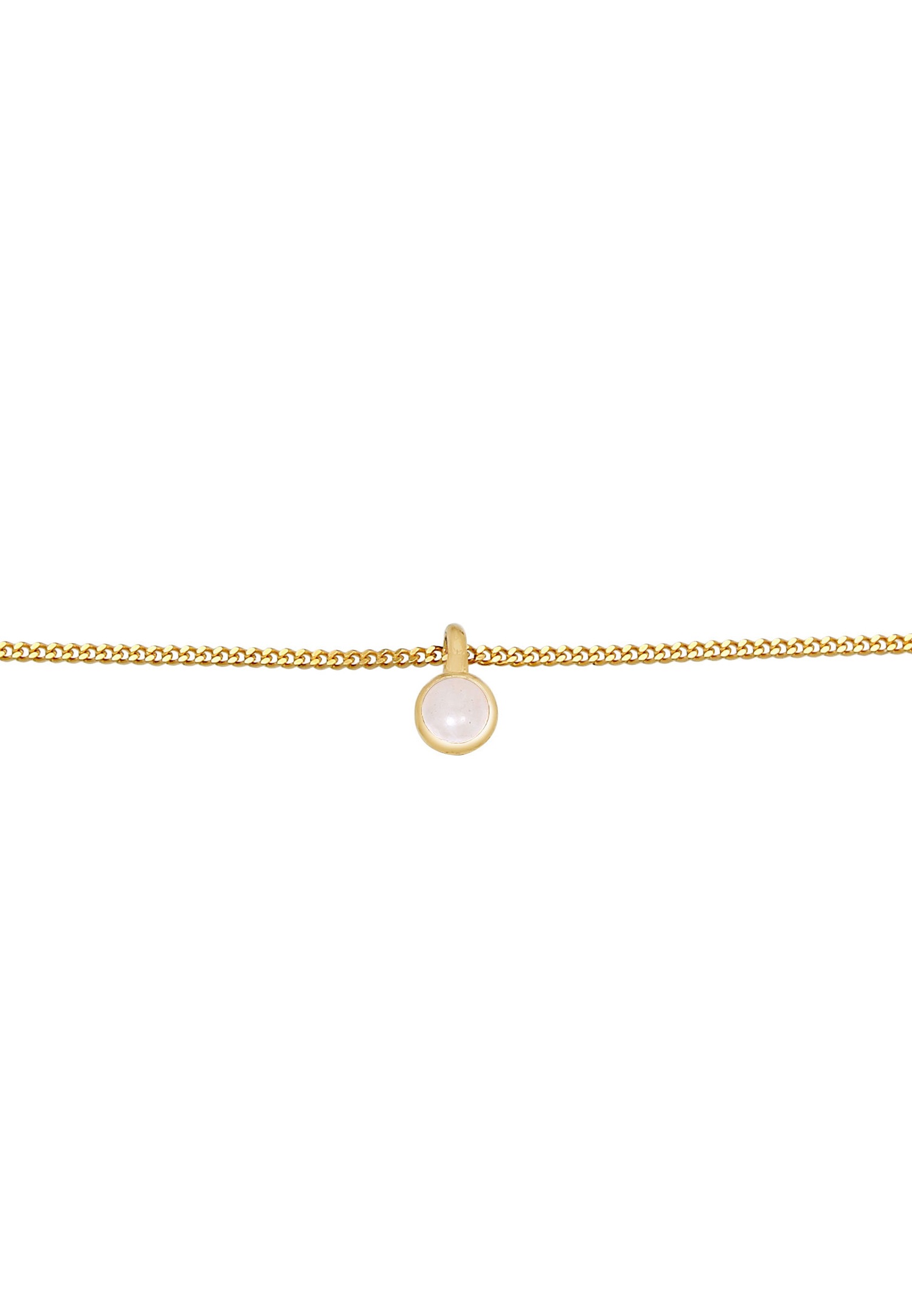 Elli Choker Rose Quartz Solitaire Pendentif