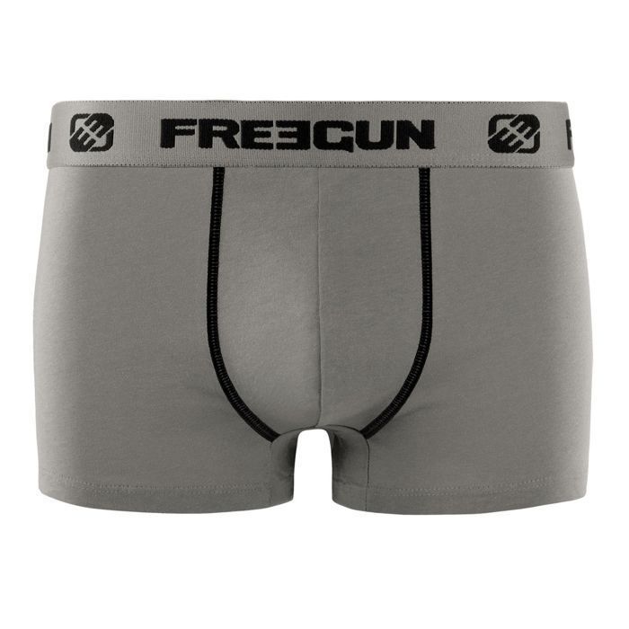Freegun Men's Boxer Shorts - Black (Pack of 6)