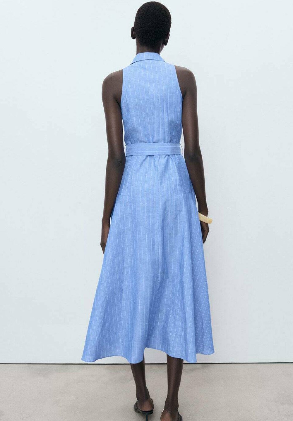 Abito a camicia Mango - blu
