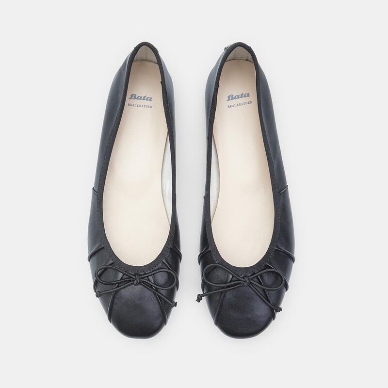BATA leren ballerina's voor dames