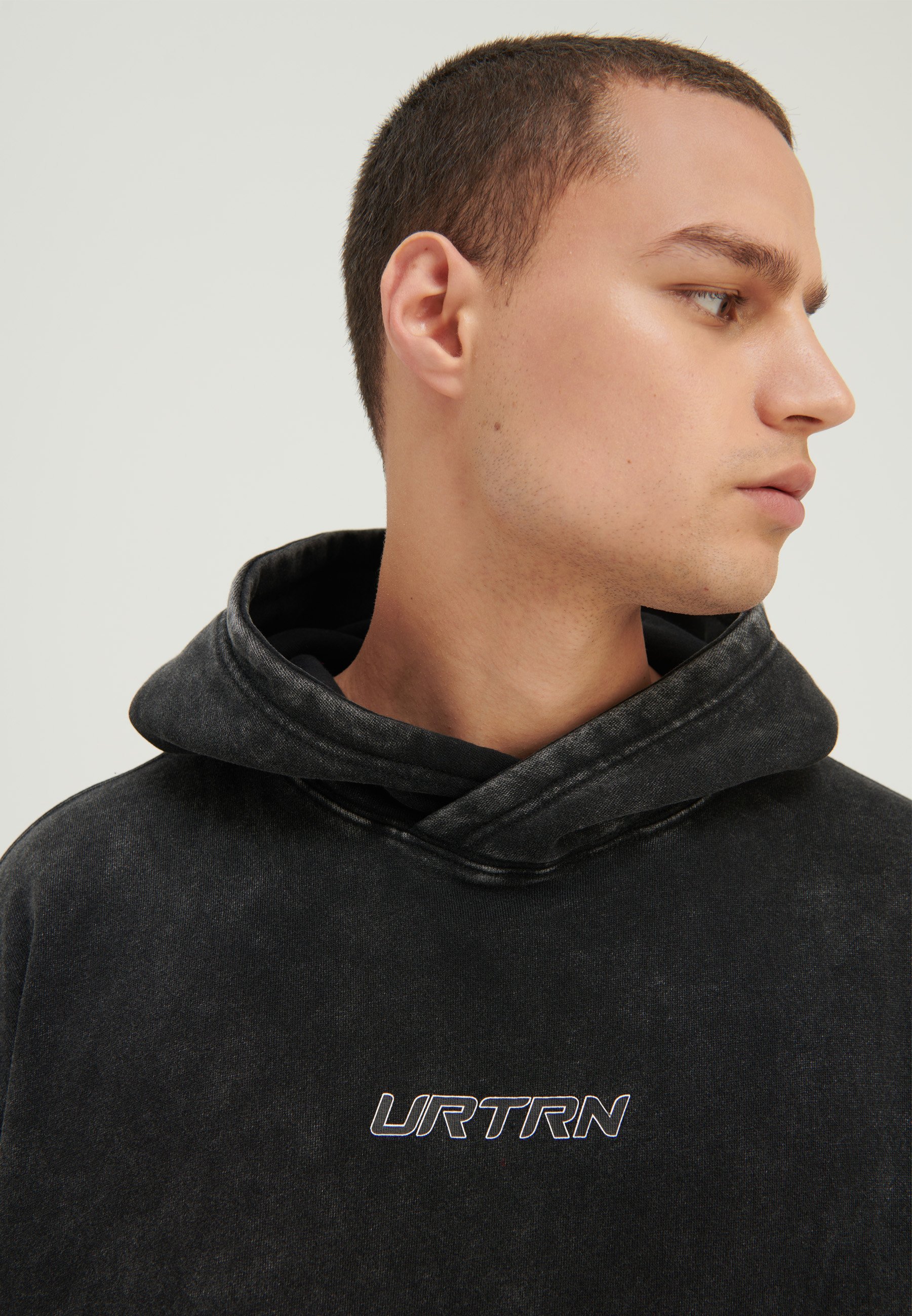 Felpa con cappuccio YOURTURN UNISEX - nera
