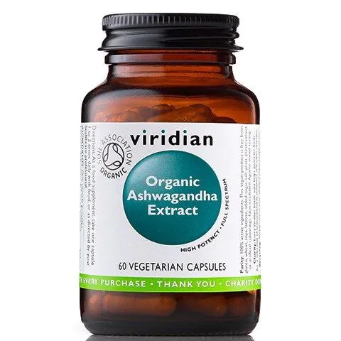 Viridian Ekologiczna Ashwagandha, Kapsułki