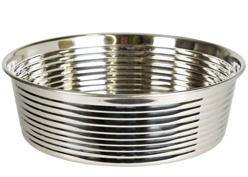 Metalowa miska dla psa 1,7 l na karmę lub wodę 21 cm