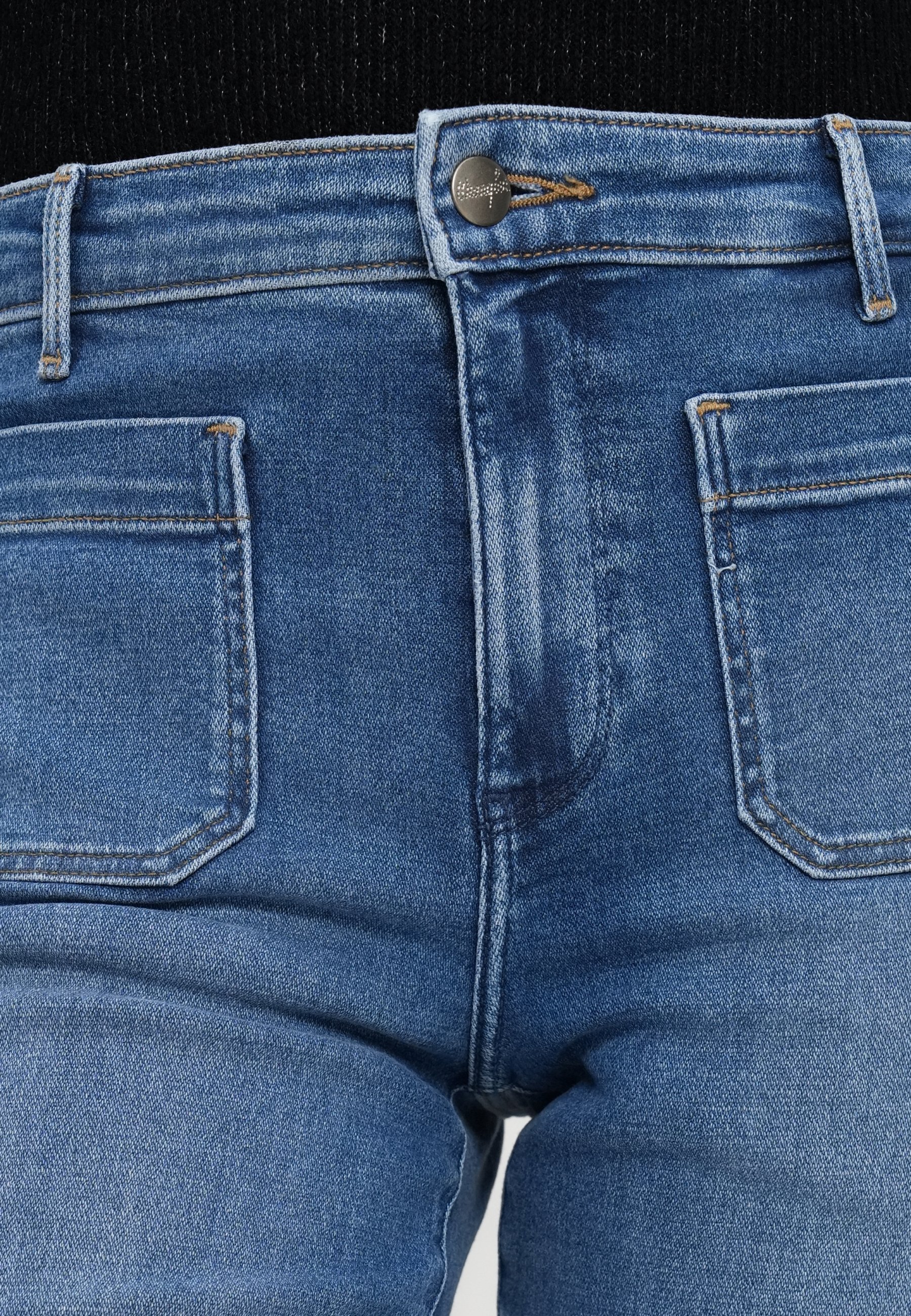 Calça jeans boca de sino Wrangler FLARE - azul