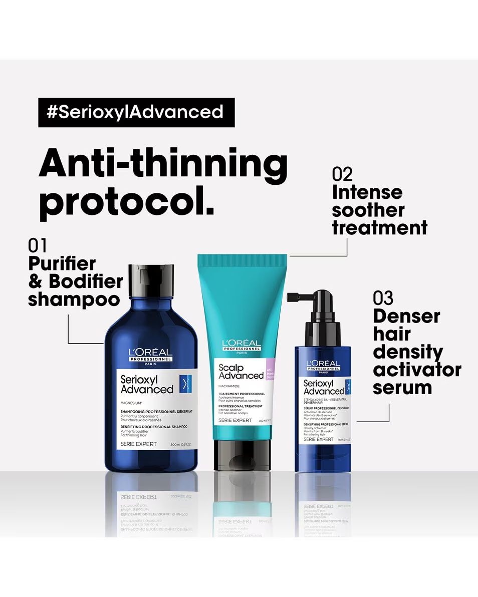 Șampon L'ORÉAL PROFESSIONNEL Scalp Advanced Purifier pentru păr subțire