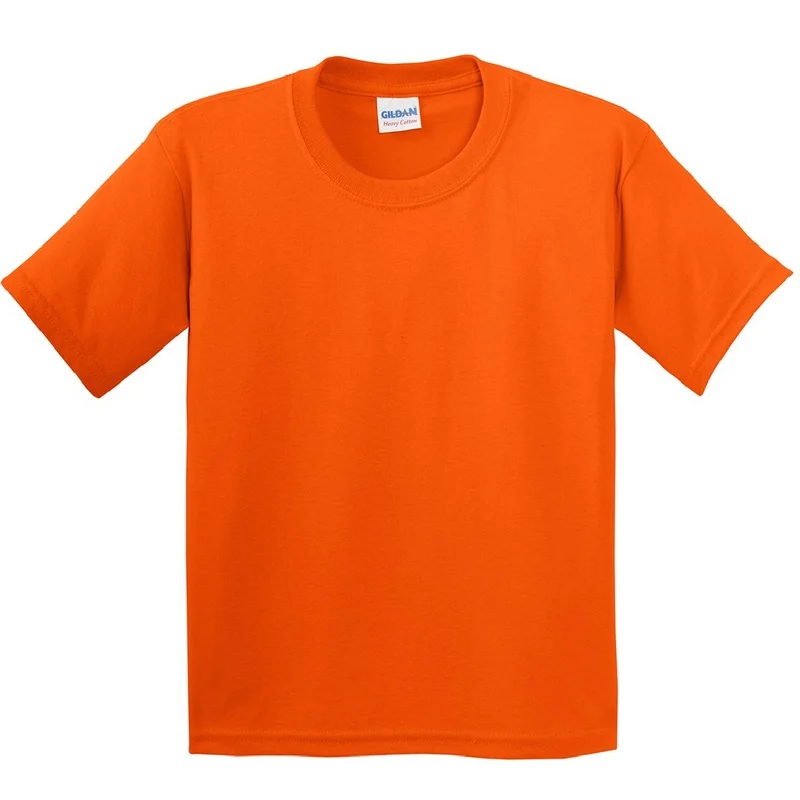 Gildan Basic T-shirt met korte mouwen en dik katoen