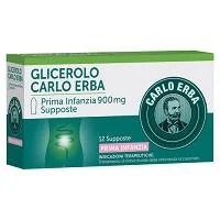 CARLO ERBA Carlo Erba Glicerol Recién nacidos 12 supositorios Estreñimiento ocasional