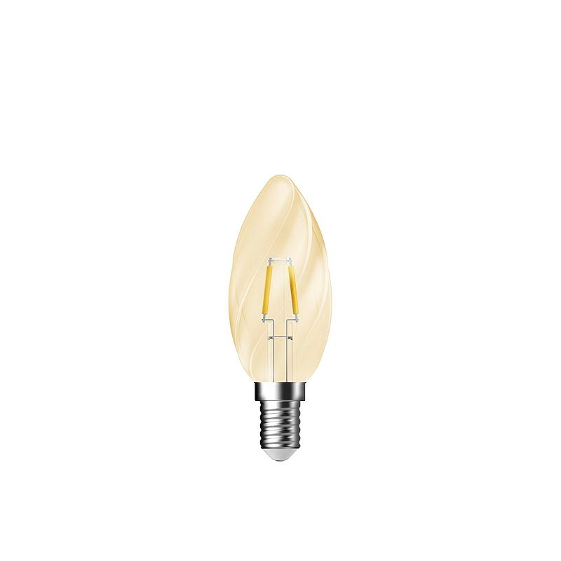Energipære LED 100 lm Krystalguld mignon E14 C35
