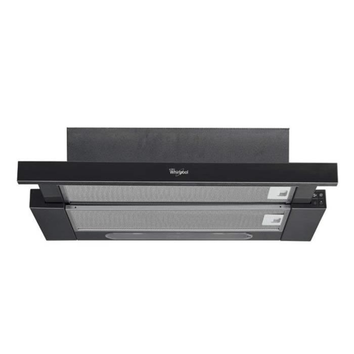 WHIRLPOOL AKR7491NB Teleskop-Dunstabzugshaube – 8003437233685 – Schwarz – 59,8 cm – 756 m³/h