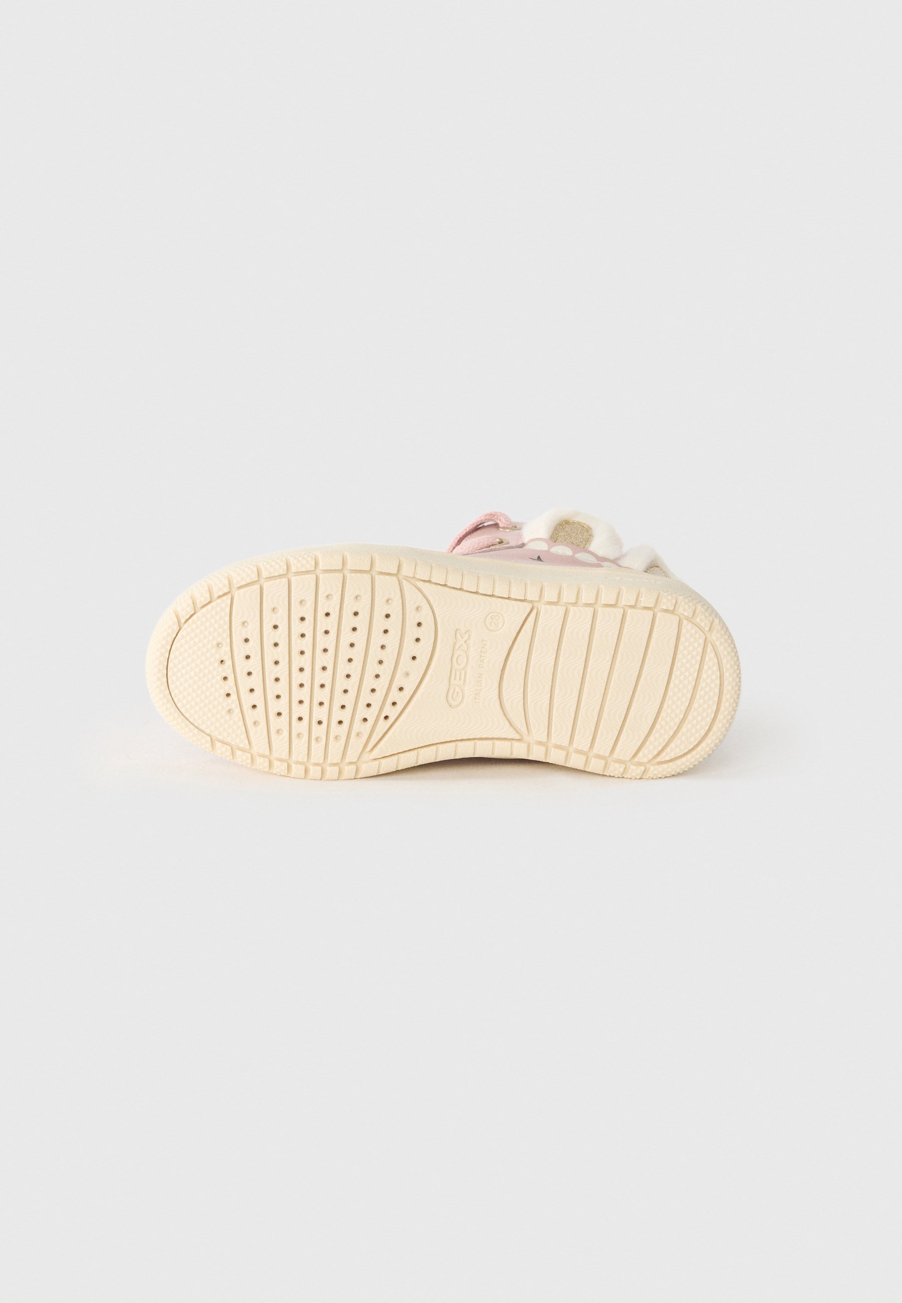Geox WASHIBA - Trampki za kostkę - kolor starego różu/platyny