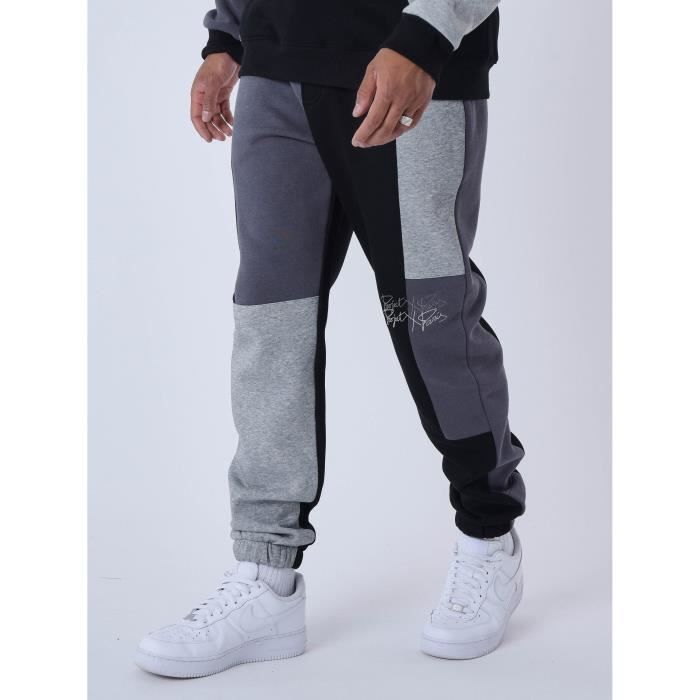 Calça de moletom tricolor - PROJECT X PARIS - Masculina - Preta - Multiesportiva