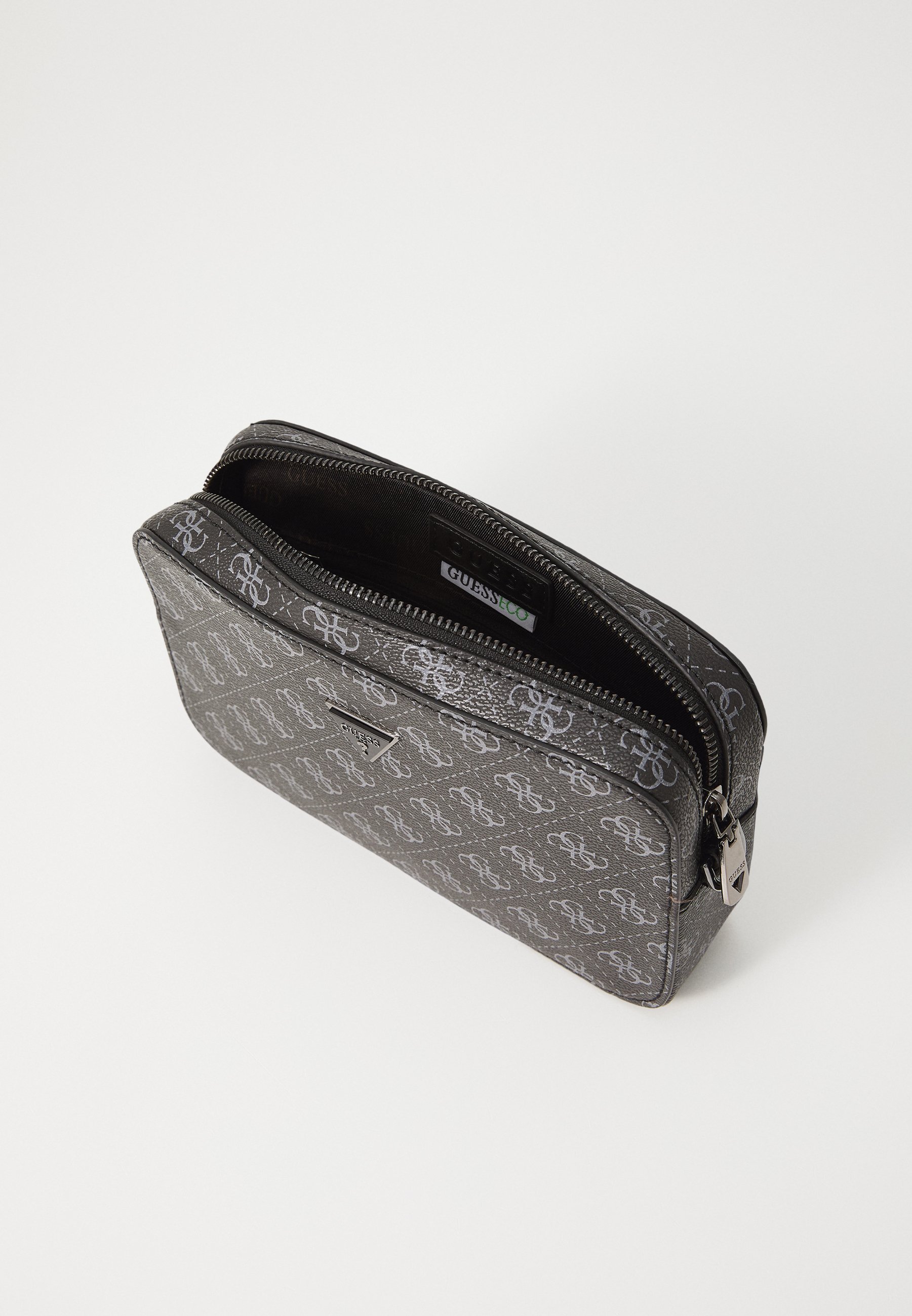 Guess MILANO MINI CAMERA BAG - Õlakott - tumemust