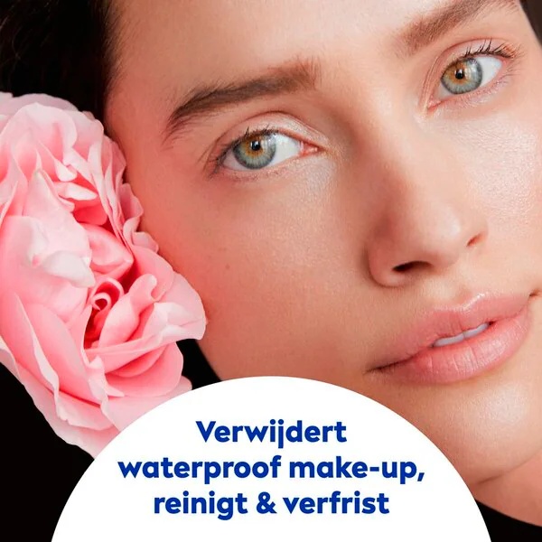 NIVEA Rose Care micelārās tīrīšanas salvetes<br>25 gab. - Visiem ādas tipiem
