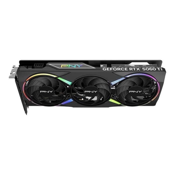 PNY - Scheda grafica - GeForce RTX™ 5060 Ti - 8GB - ARGB Overclocked Triple Fan DLSS 4