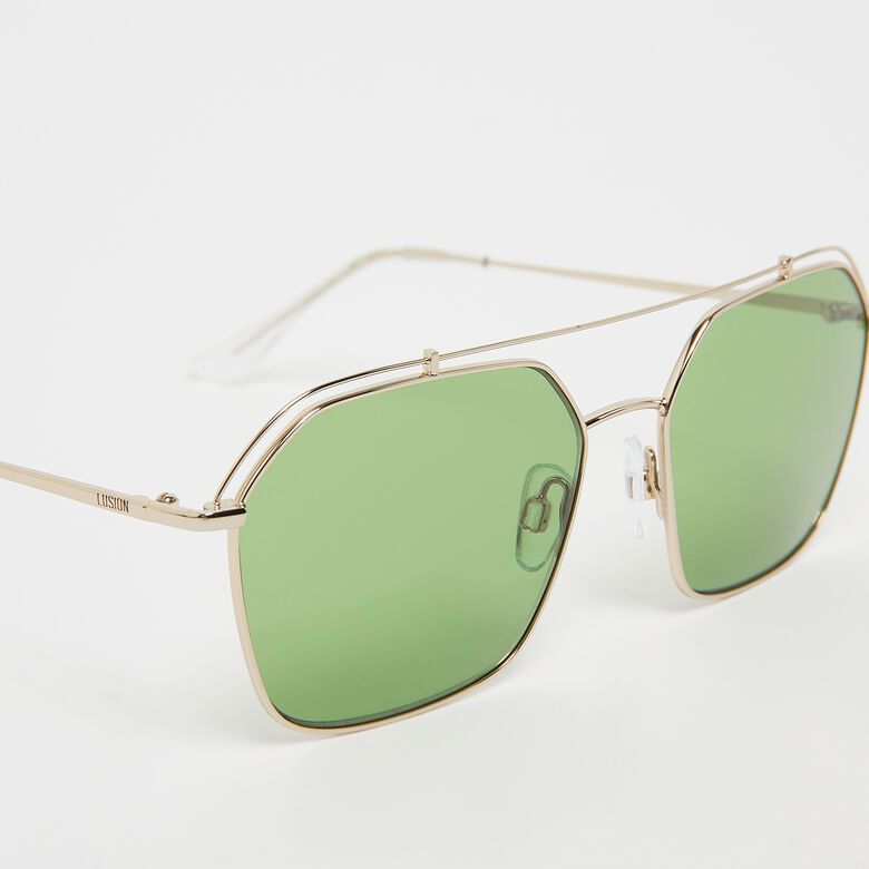 Square gafas de sol - dorado, amarillo