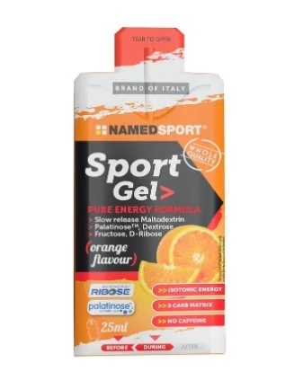 Sportgel NAMED SPORT Sinaasappel 25ml glutenvrij