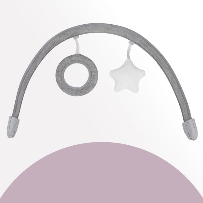Lettino prendisole MoMi Tuli Wings - Grigio - Musicale e vivace