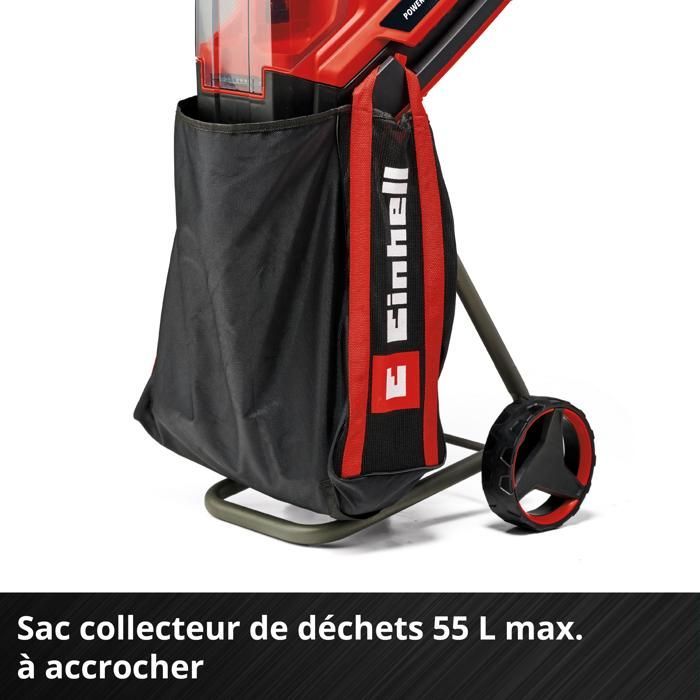 Einhell REDAXXO 36/25 Solo PXC Cordless Garden Shredder (36V, 55L Collection Bag) Supplied without Battery or Charger