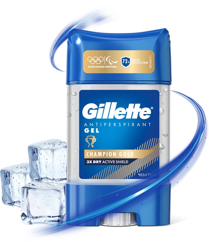 Gillette Champion Gold antiperspiranta gels