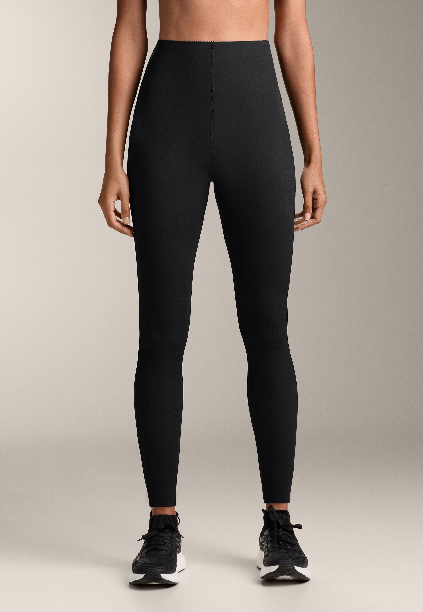 OYSHO EXTRA COMPRESSIVE CORE CONTROL - Leggings - Broek - zwart