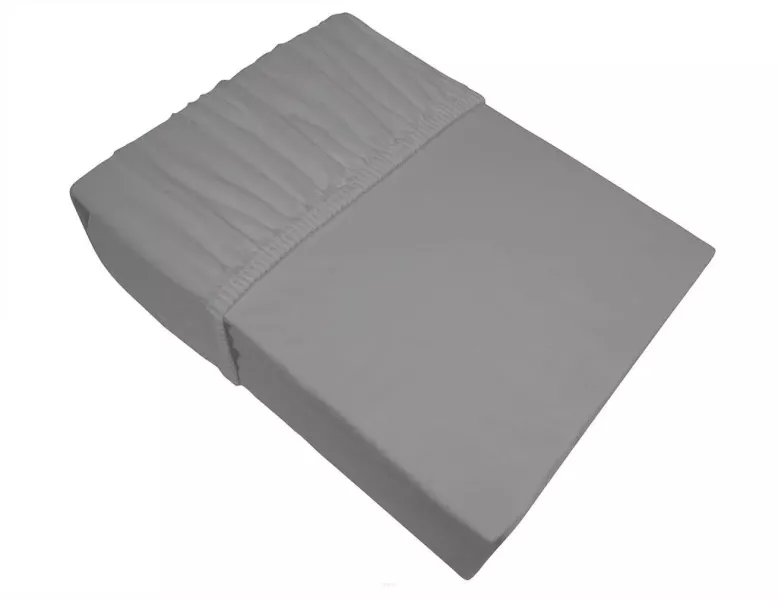Prześcieradło z gumką Jersey Bielbaw 120x200 stalowe 160 g/m
