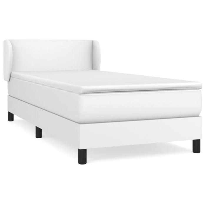 Rete a doghe con materasso - Maison Exclusive - 80x200 cm - Ecopelle - Massimo relax