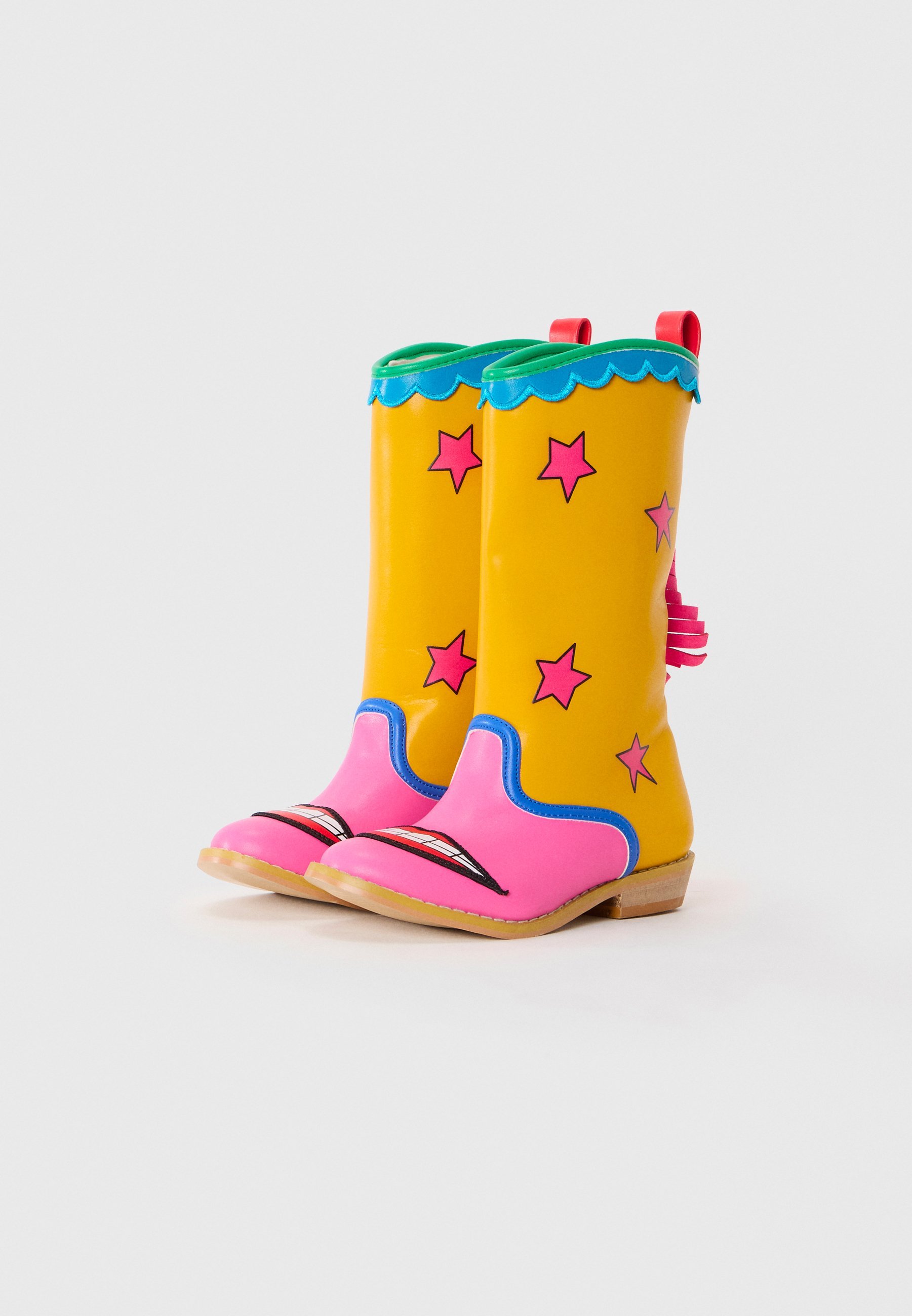 Dětské kovbojské/motorkářské kotníkové boty Stella McCartney - vícebarevné