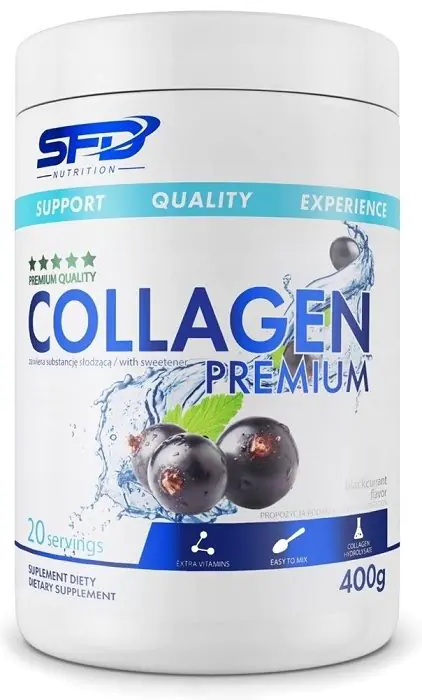 Allnutrition Collagen Pro, Smak czarnej porzeczki, Proszek do rozpuszczania