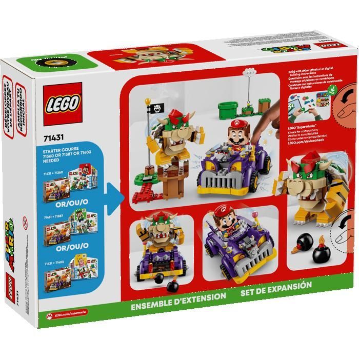LEGO Super Mario 71431 Bowser's Racer Expansion Set Gifts Toys Collectibles 8+